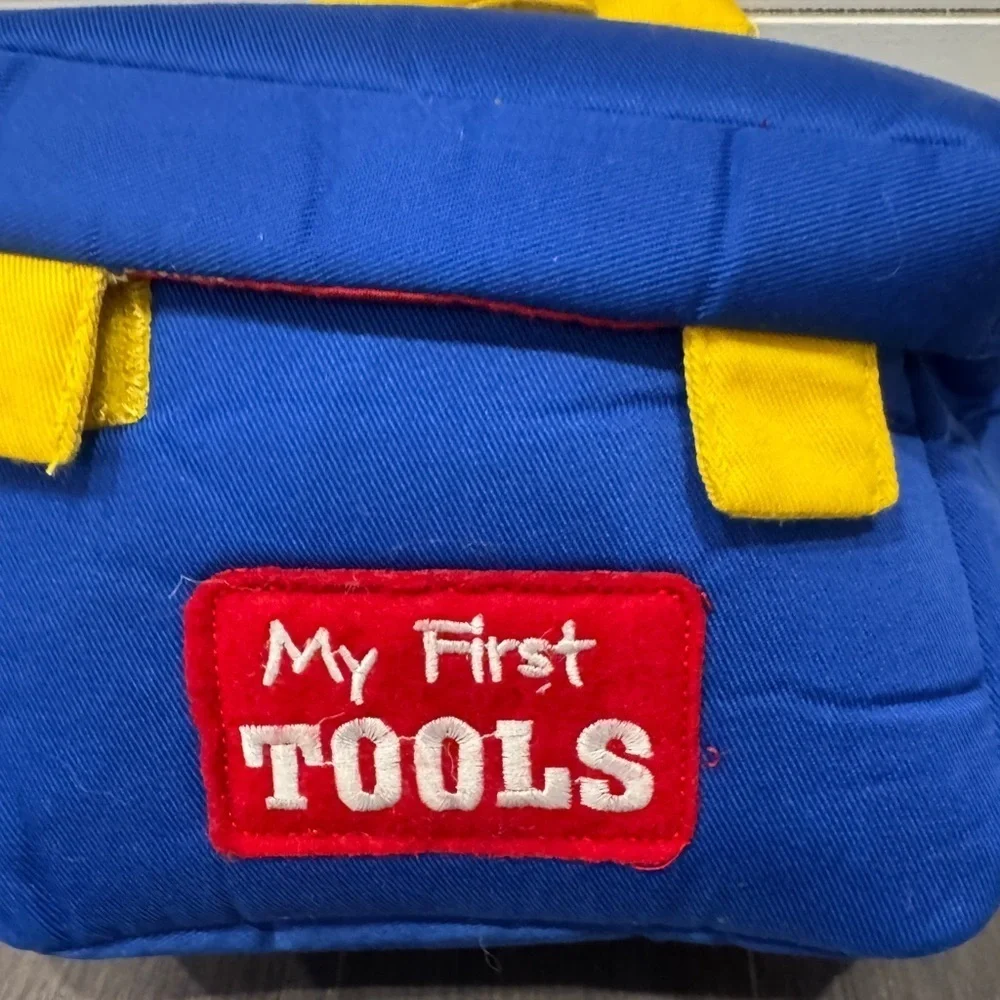 NWOT Baby Gund My First Tools Plush Toy Set Toolbox
